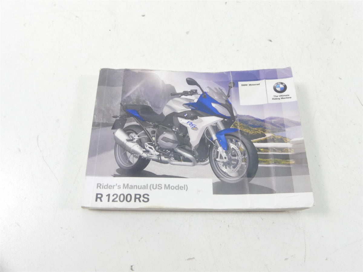 2016 BMW R1200RS K54 Owners Riders Drivers Manual Book 01418562307 {{ shop.shopifyCountryName }} - Mototech271