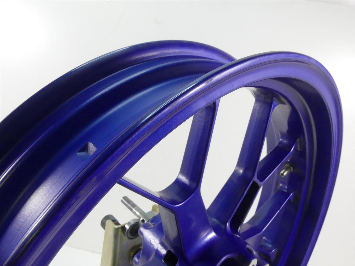 2004 Aprilia RSV1000 R Mille Straight Blue Front Wheel Rim 17x3.5 AP8108675 {{ shop.shopifyCountryName }} - Mototech271