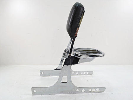 2009 Harley Dyna FXDFSE CVO Fat Bob Sissybar Sissy Bar Backrest + Luggage Rack {{ shop.shopifyCountryName }} - Mototech271