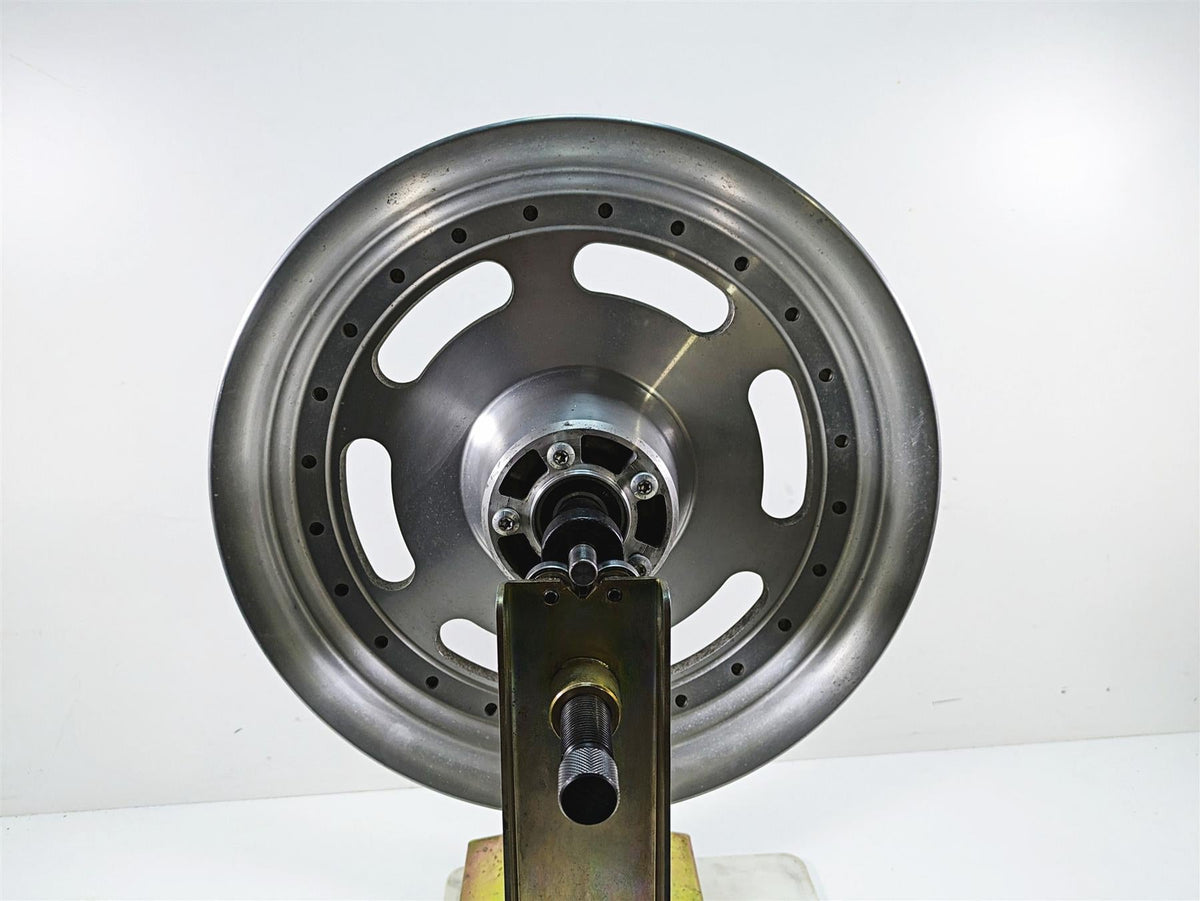 2009 Harley FXDF Dyna Fat Bob Straight 16x3 Slotted Front Wheel Rim 43300172 {{ shop.shopifyCountryName }} - Mototech271