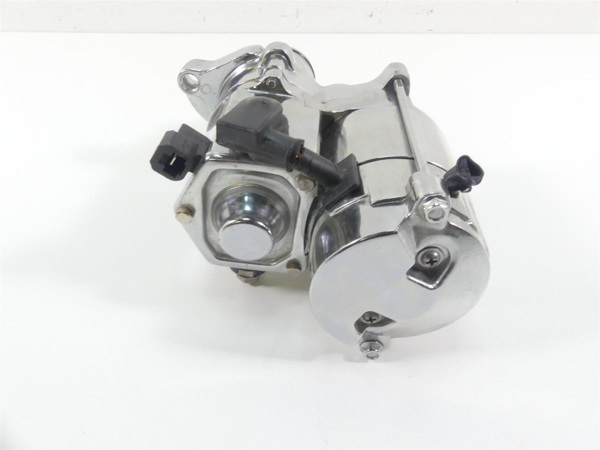 2008 Harley Softail FLSTSB Cross Bones Chrome Engine Starter Motor 31618-06A {{ shop.shopifyCountryName }} - Mototech271