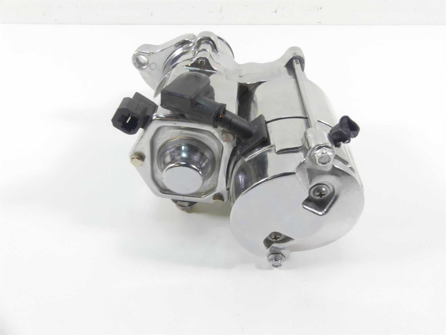 2008 Harley Softail FLSTSB Cross Bones Chrome Engine Starter Motor 31618-06A {{ shop.shopifyCountryName }} - Mototech271