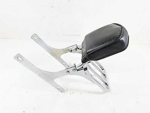 2002 Harley Dyna FXDL Low Rider Rear Chrome Sissy Bar Backrest Six Pack Rack | Mototech271