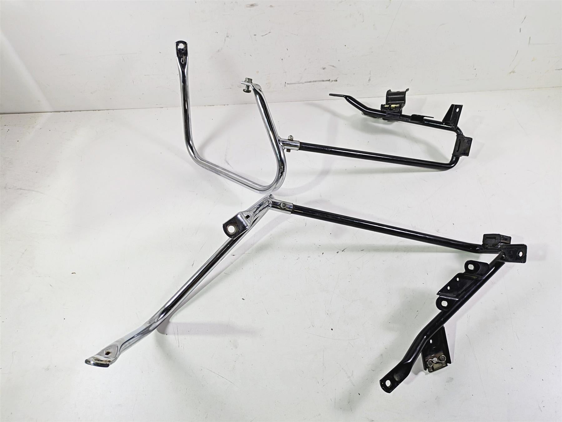 2011 Harley Touring FLHTCUSE CVO E-Glide Saddlebag Guard Rail Holders 49187-09 {{ shop.shopifyCountryName }} - Mototech271