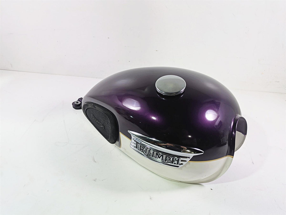2013 Triumph Bonneville Fuel Petrol Tank Imperial Purple - No Dent T2402239-KF {{ shop.shopifyCountryName }} - Mototech271