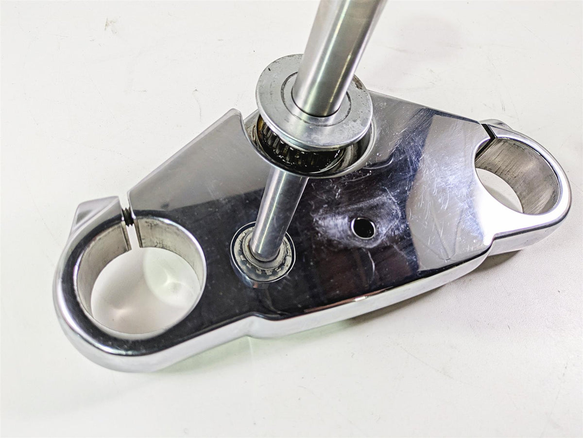 2008 Harley FXCWC Softail Rocker Lower Triple Tree Steering Clamp 46638-08 {{ shop.shopifyCountryName }} - Mototech271