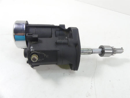 2004 Harley Softail FLSTFI Fat Boy Engine Starter Motor + Chrome Cover 31612-09 {{ shop.shopifyCountryName }} - Mototech271