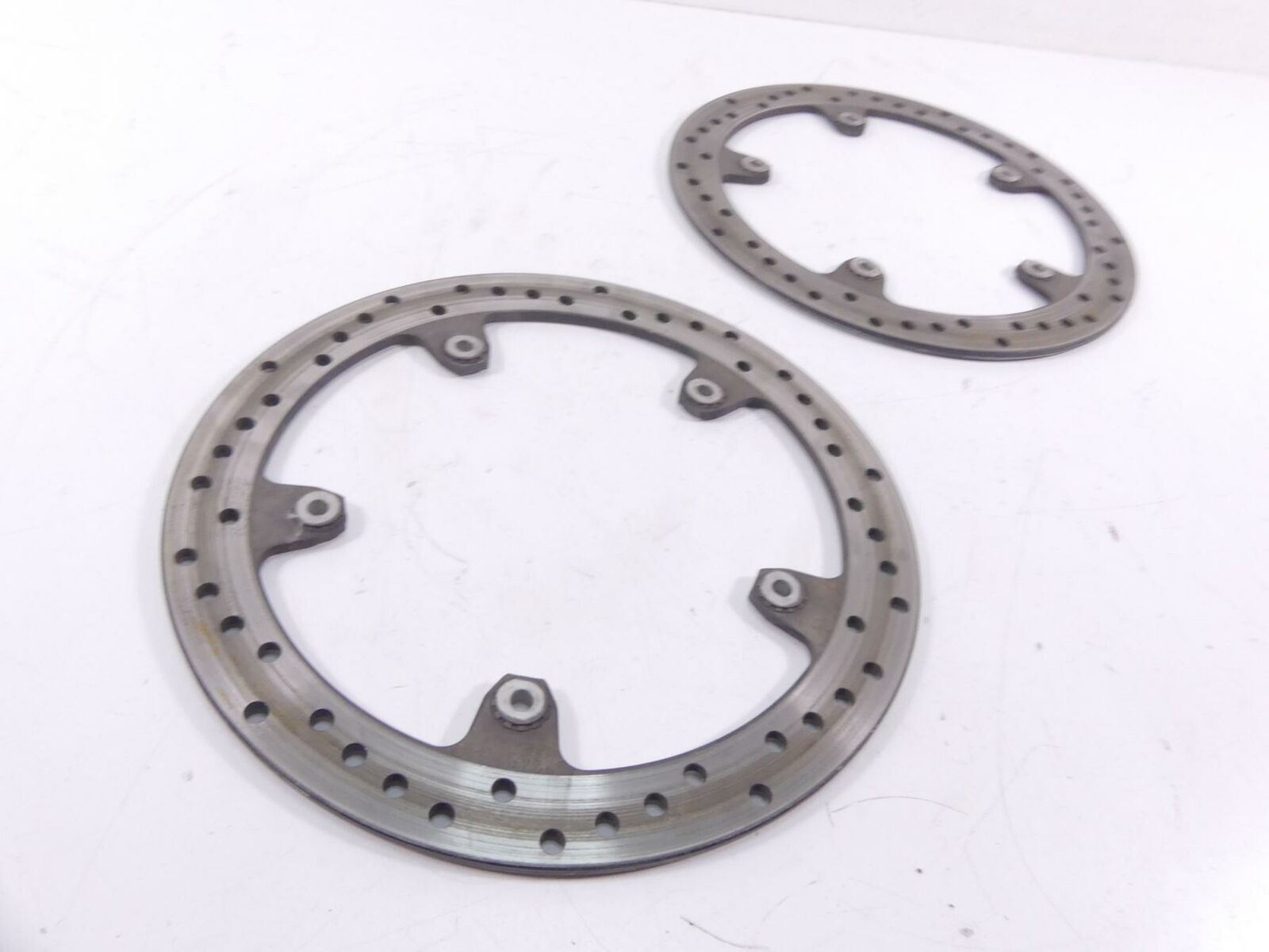 2012 BMW S1000RR K46 Front Left Right Brembo Brake Disc Rotos 320Mm 34117723493 {{ shop.shopifyCountryName }} - Mototech271