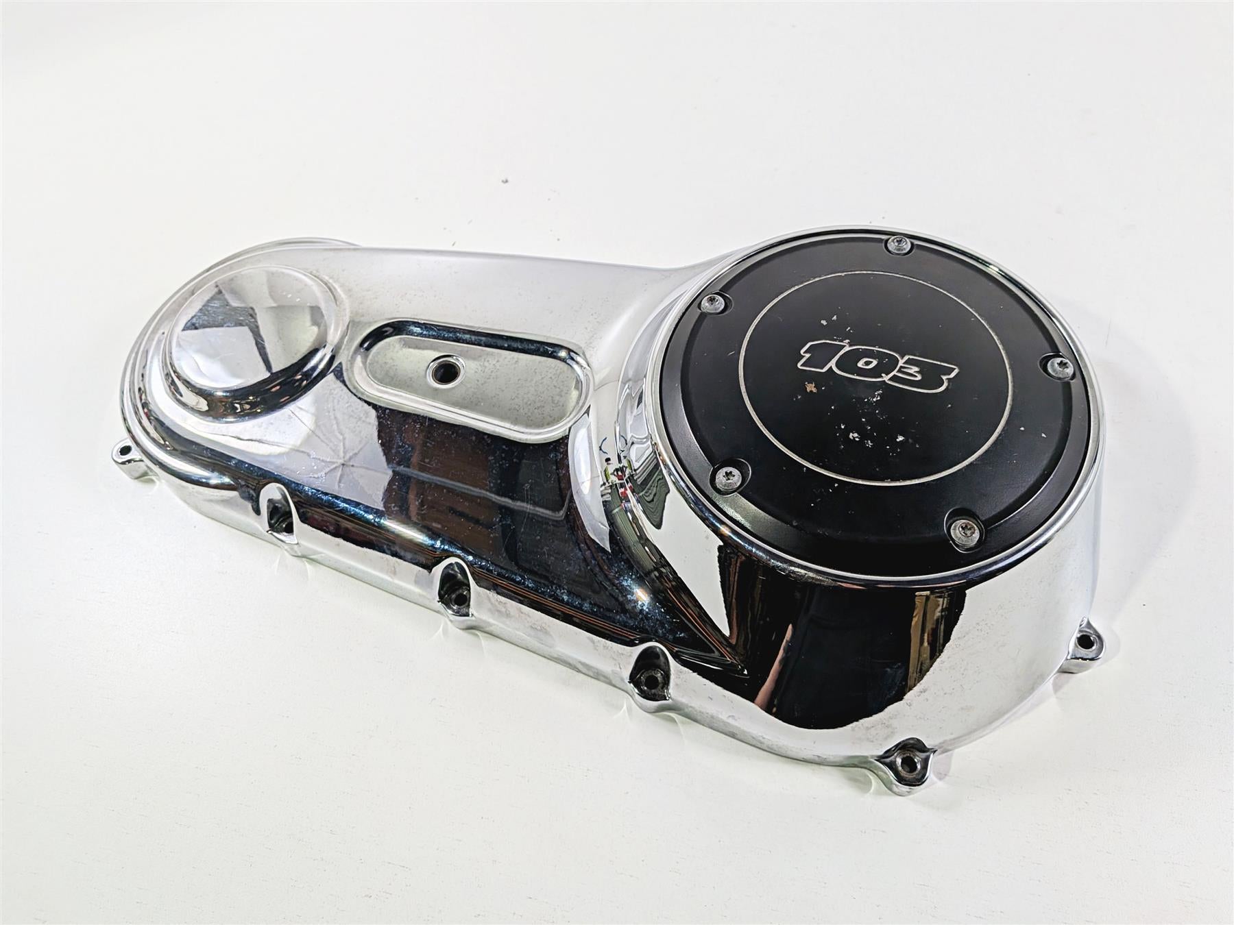 2014 Harley FXDL Dyna Low Rider Outer Primary Drive Clutch Cover Mid 60761-06A {{ shop.shopifyCountryName }} - Mototech271