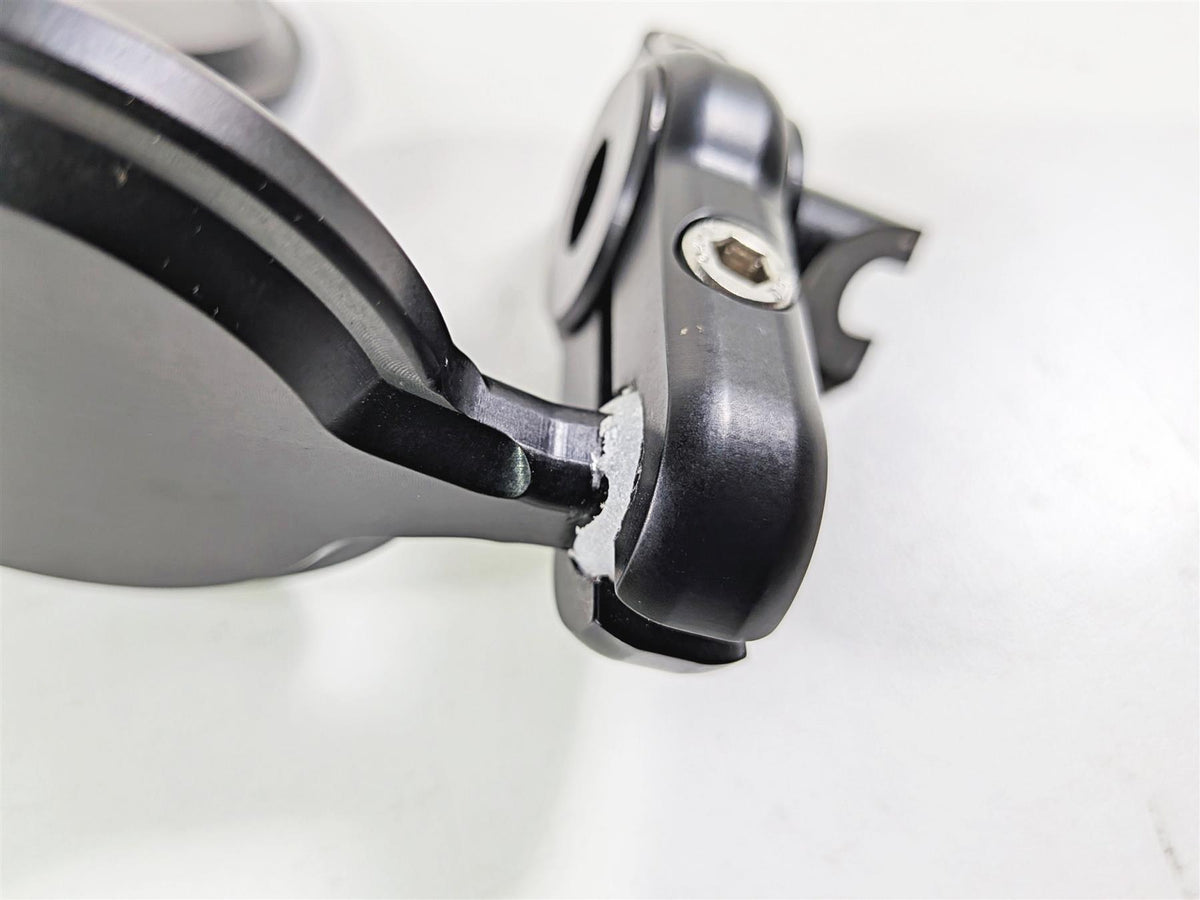 2016 Mv Agusta F3 800 RR Black CRG Bar End Round Rear View Mirror Set-Mototech271