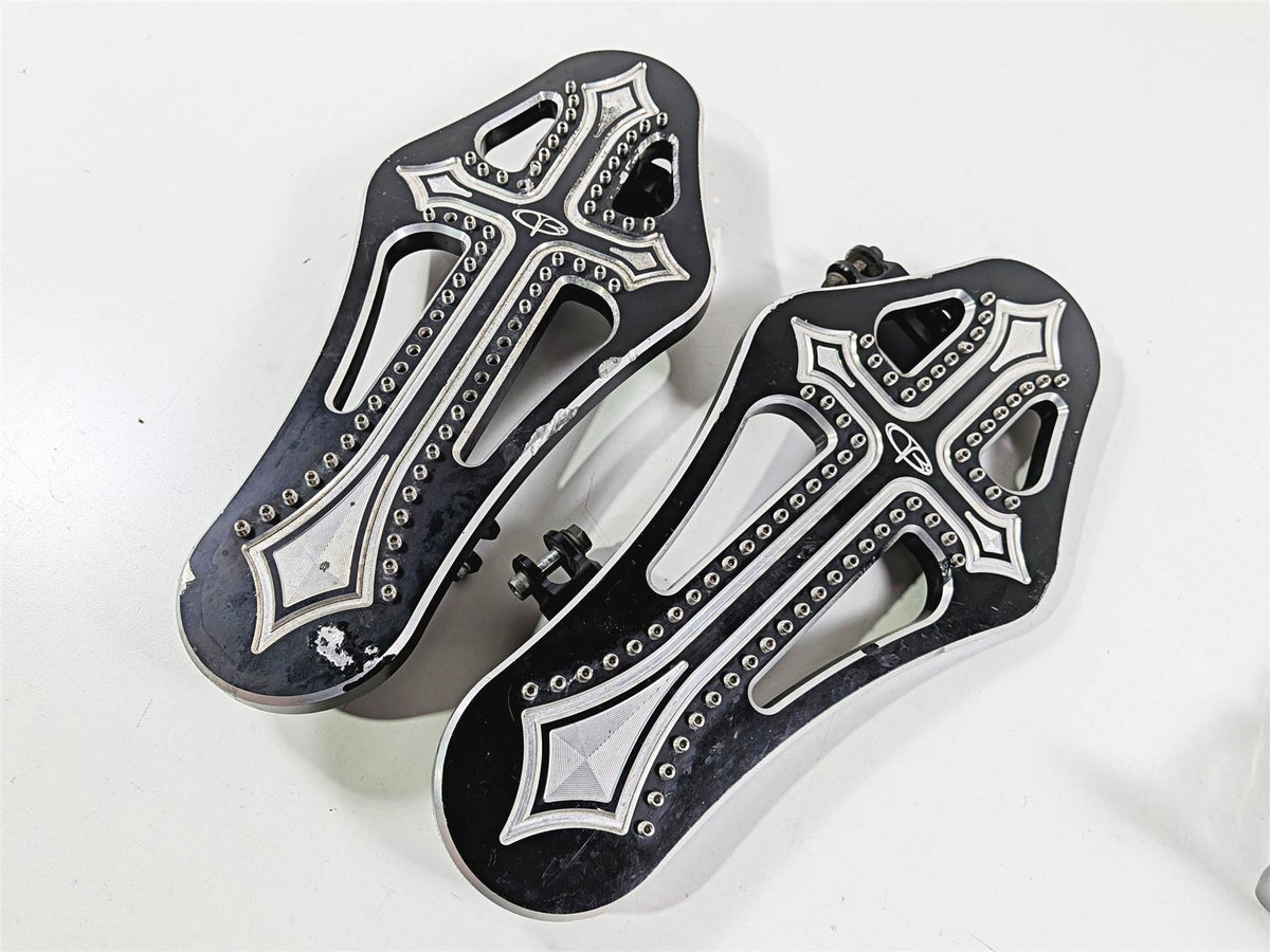 2017 Harley Touring FLHXS Street Glide Precision Billet Darkside Floor Board DRK-410-ALL-BLK {{ shop.shopifyCountryName }} - Mototech271