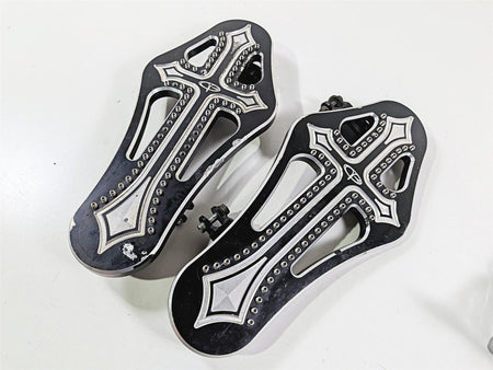 2017 Harley Touring FLHXS Street Glide Precision Billet Darkside Floor Board DRK-410-ALL-BLK {{ shop.shopifyCountryName }} - Mototech271