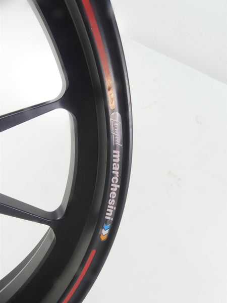 2008 Ducati 1098 S Front Straight 17x3.5 Marchesini Forged Wheel Rim 50121151AB {{ shop.shopifyCountryName }} - Mototech271