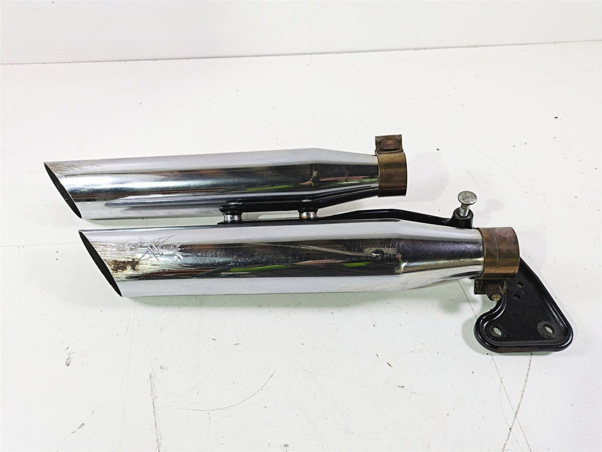 2017 Harley FLS Softail Slim Rc Components 3" SlipOn Exhaust Muffler Set RCXSC18 {{ shop.shopifyCountryName }} - Mototech271