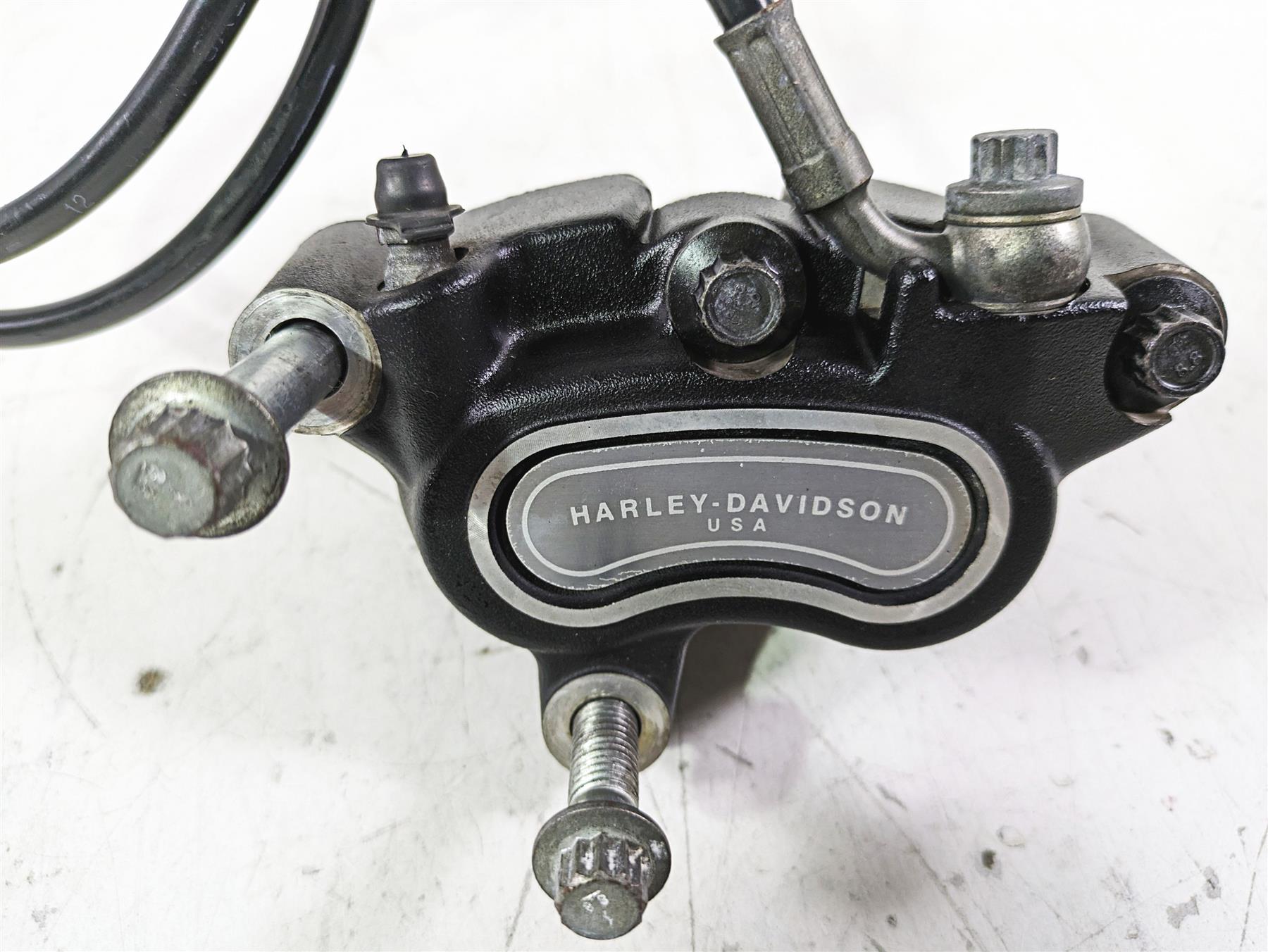 2013 Harley FXDWG Dyna Wide Glide Front Brake Caliper + Line - Read 41300001 {{ shop.shopifyCountryName }} - Mototech271
