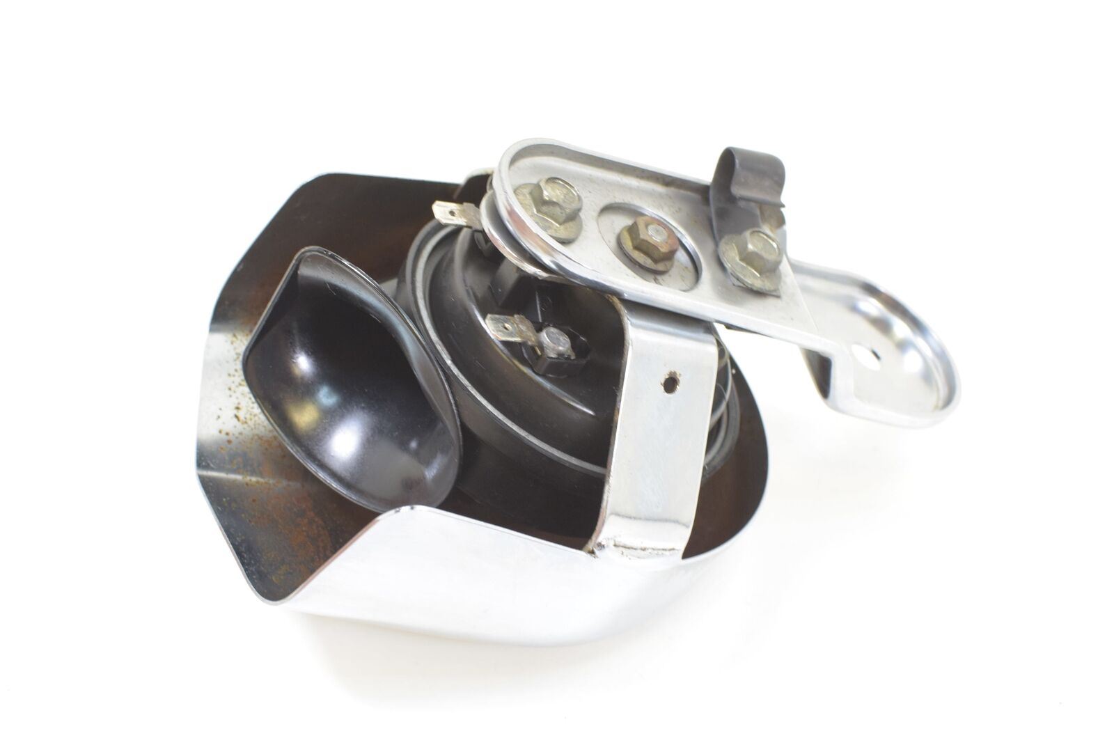 2006 Harley FLSTI Softail Heritage Horn with Chrome Cover 61300478A {{ shop.shopifyCountryName }} - Mototech271