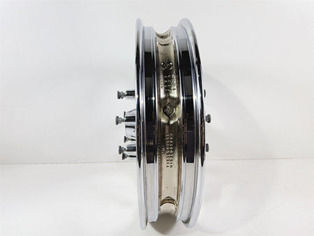 2015 Harley Touring FLTRUSE CVO Road Glide Nice Chrome Slicer Front Wheel Rim 17x3 43300388-Mototech271