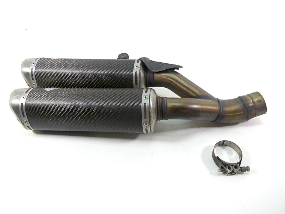 2012 Ducati Monster 1100 EVO Termignoni Slip On Exhaust Muffler Pipe 96458811B {{ shop.shopifyCountryName }} - Mototech271
