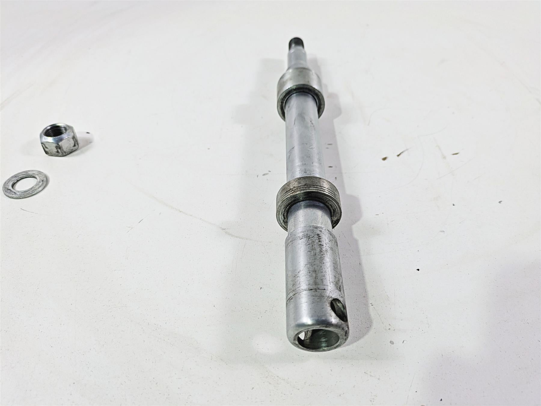 2014 Harley FLS Softail Slim Front Axle Wheel Spindle 41545-07A {{ shop.shopifyCountryName }} - Mototech271