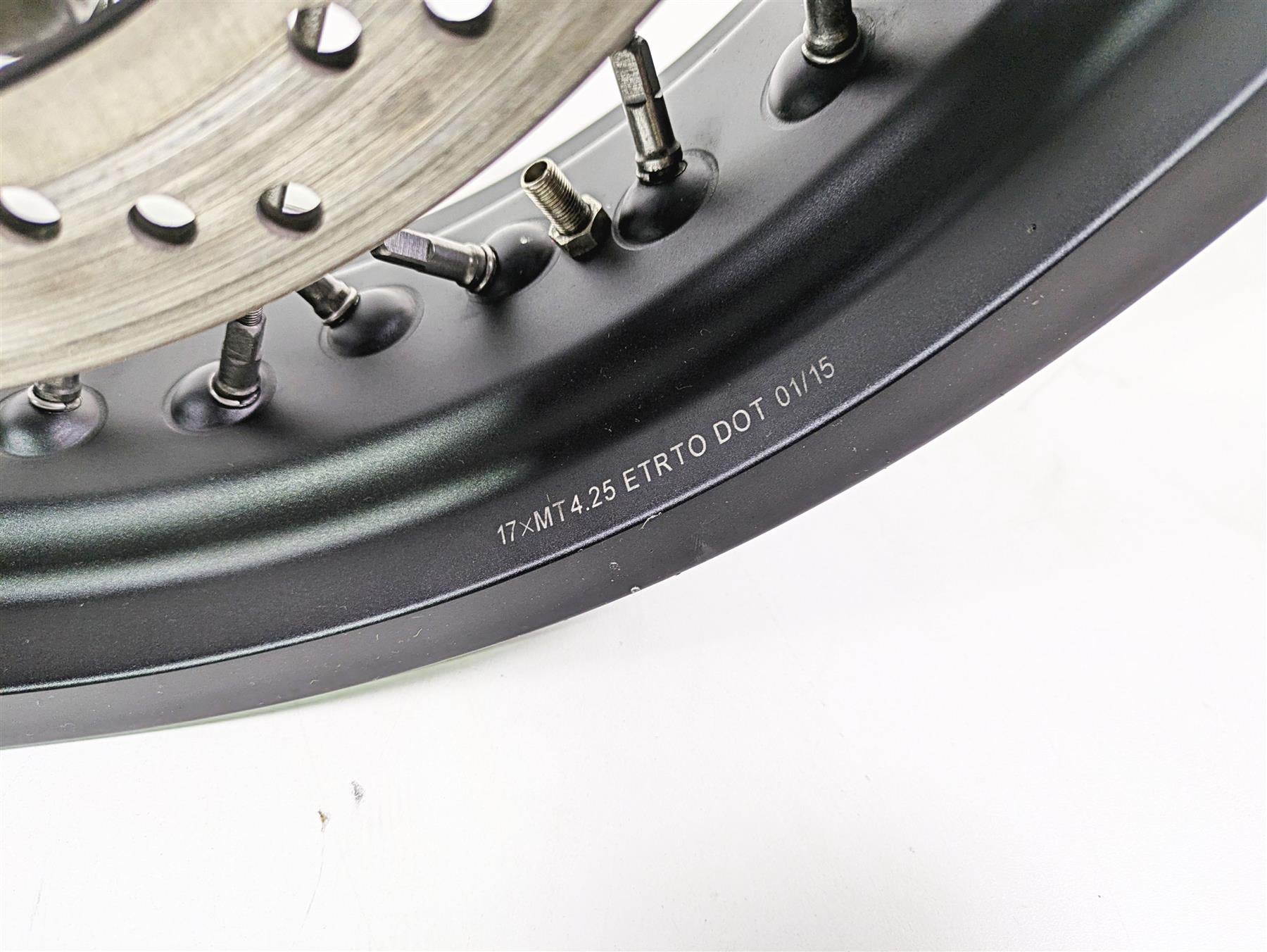 2016 Moto Guzzi Stelvio 1200 8V NTX Straight 17x4.25 Rear Wheel Spoke Rim {{ shop.shopifyCountryName }} - Mototech271