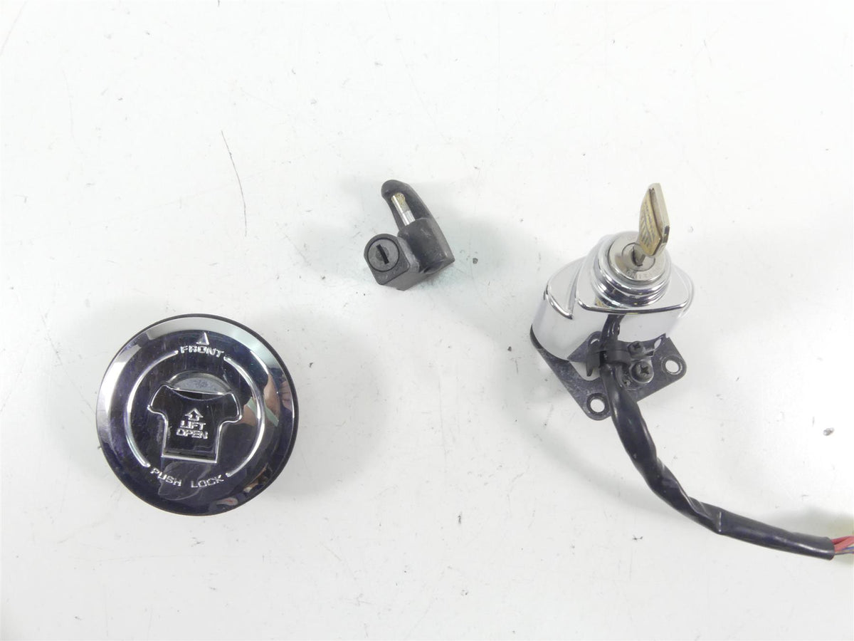2003 Honda VTX1800 C Ignition Switch Key Lock Tank Cap Set 35010-MCH-010 {{ shop.shopifyCountryName }} - Mototech271
