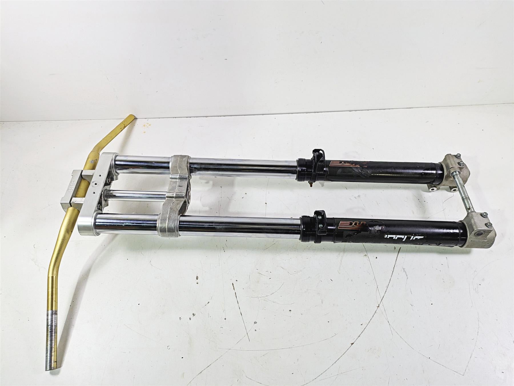 1998 KTM 380 SX MX Forks Trees Risers Handlebars 0918S741 0918S742 {{ shop.shopifyCountryName }} - Mototech271