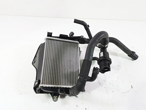 2018  BMW R1200GS GSW K50 Left Radiator + Thermostat Fan & Cover Set 17118546408 | Mototech271