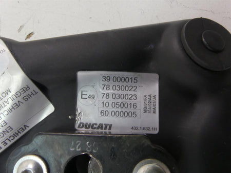 2017 Ducati Monster 1200 S Straight Subframe Sub Frame & Inner 47017981BA {{ shop.shopifyCountryName }} - Mototech271