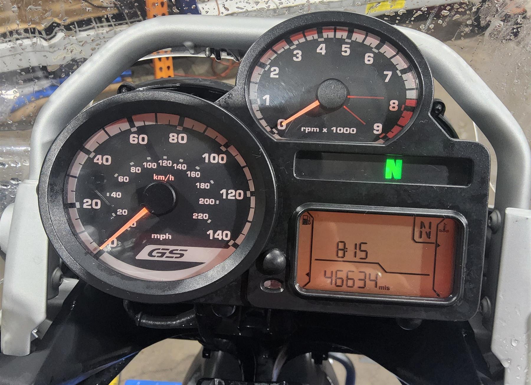 2006 BMW R1200GS K255 Adv Speedometer Gauge Instrument 46k 62117700751 {{ shop.shopifyCountryName }} - Mototech271