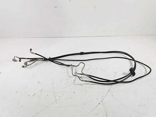 2015 Harley Touring FLHTKL E -Glide Low Front Abs Brake Line Hose Set 41800544 | Mototech271