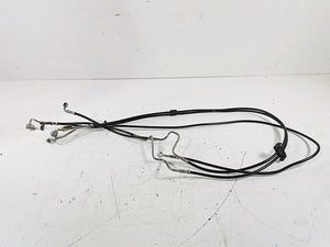 2015 Harley Touring FLHTKL E -Glide Low Front Abs Brake Line Hose Set 41800544 | Mototech271