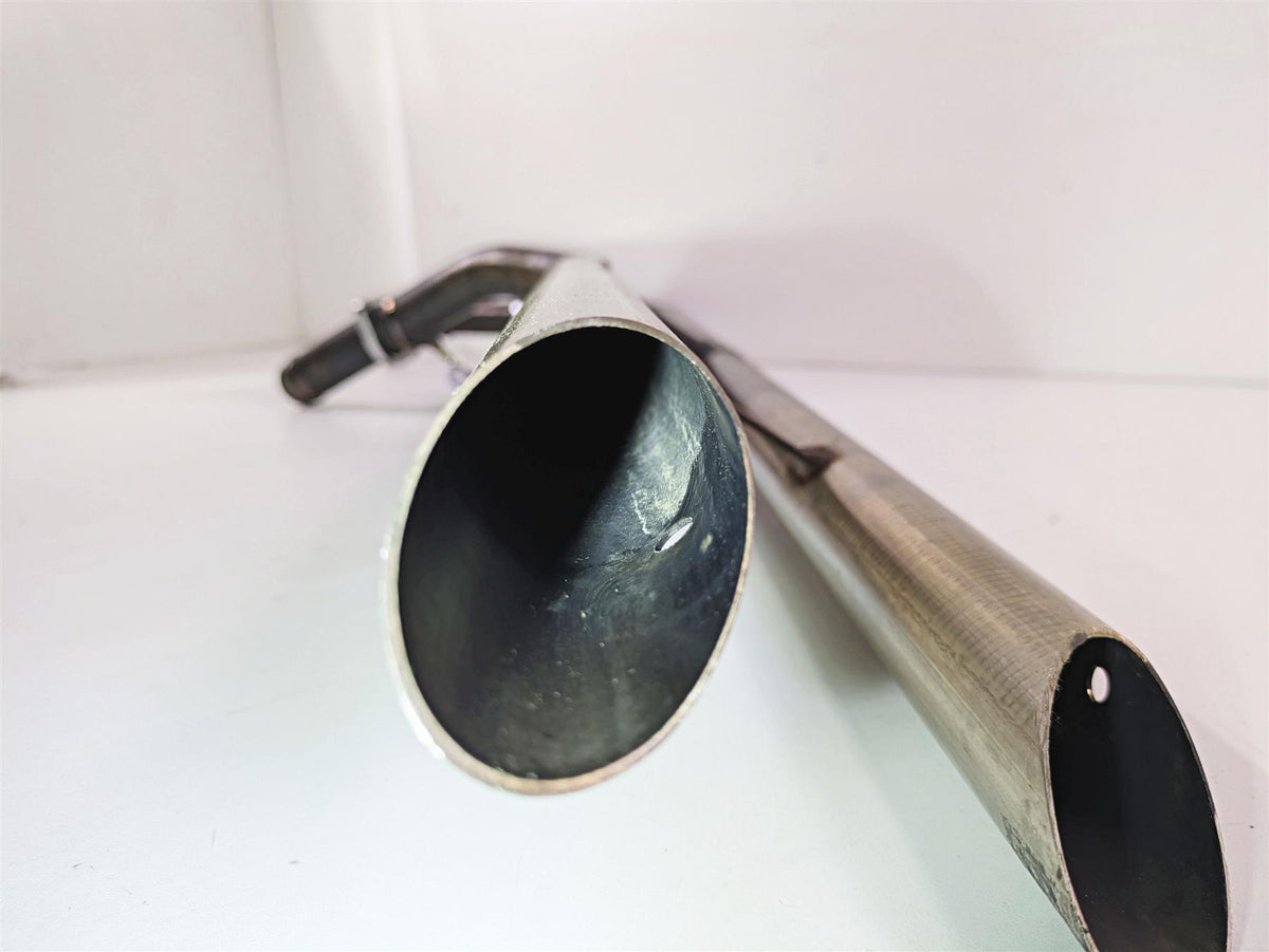 2020 Harley Softail FXST Standard Straight Home Made Drag Pipes Slash Cut {{ shop.shopifyCountryName }} - Mototech271