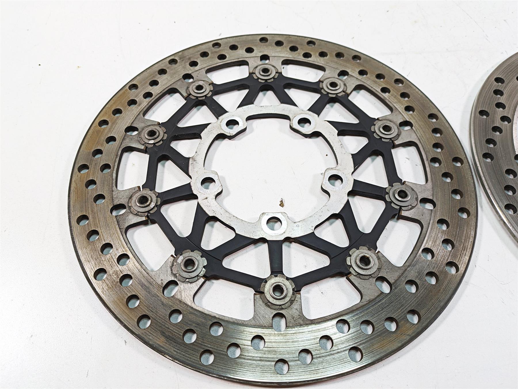 2012 Triumph Tiger 800XC ABS Brembo Front Brake Disc Rotor Set T2024400 {{ shop.shopifyCountryName }} - Mototech271