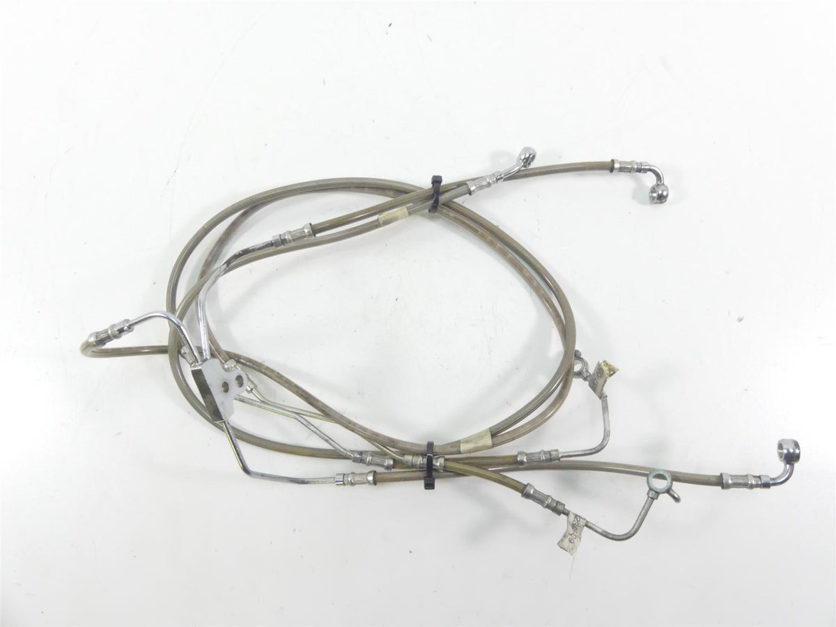 2009 Harley FLHTCU SE4 CVO E-Glide Front Abs Brake Line Set 38937-09 42388-09 {{ shop.shopifyCountryName }} - Mototech271