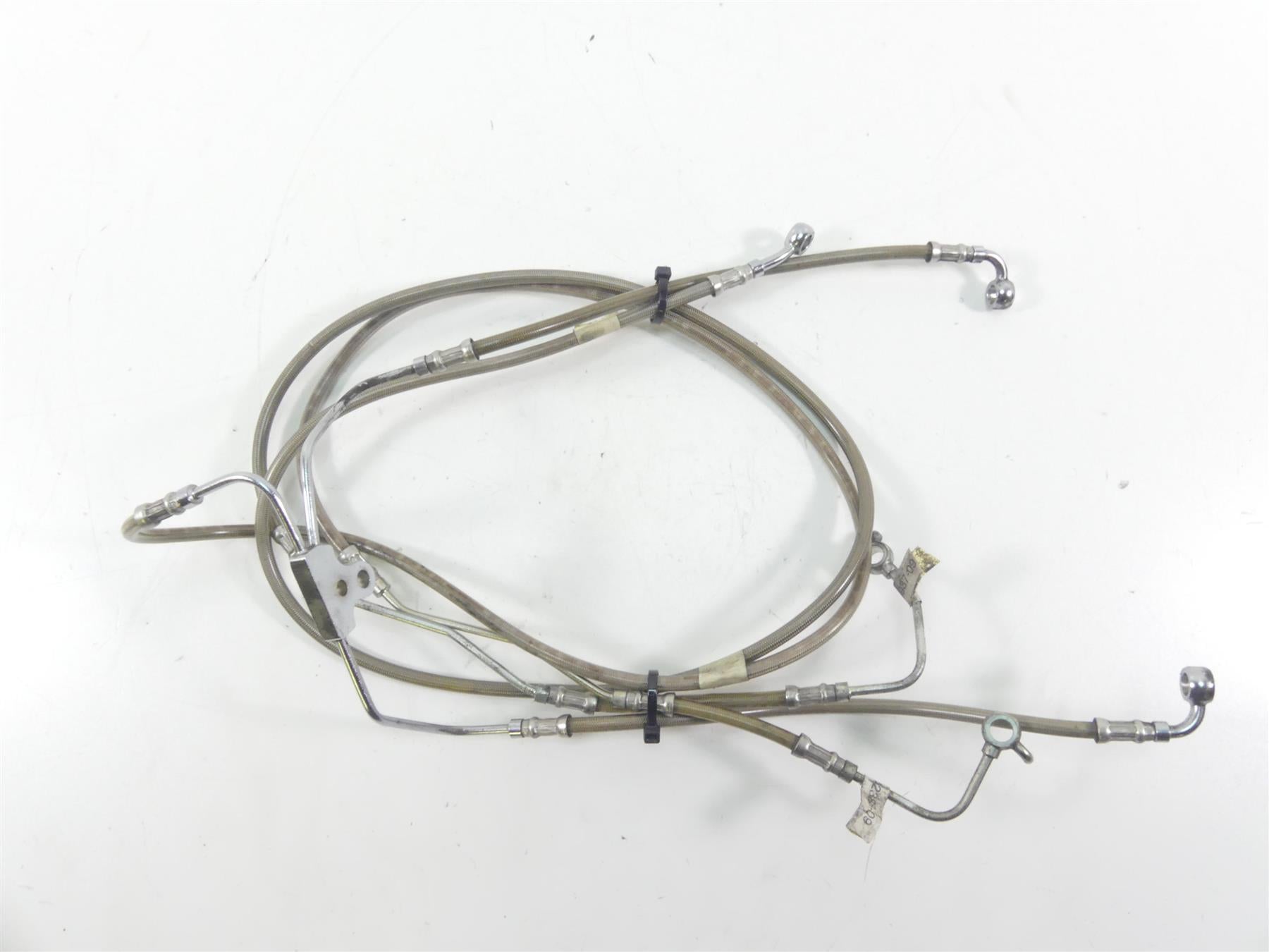 2009 Harley FLHTCU SE4 CVO E-Glide Front Abs Brake Line Set 38937-09 42388-09 {{ shop.shopifyCountryName }} - Mototech271