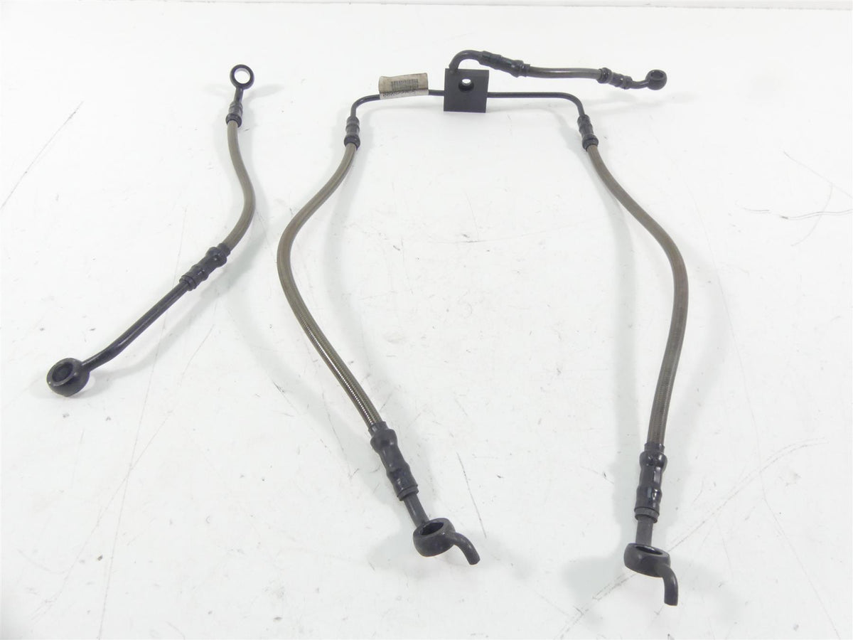 2017 Harley FXSE CVO Pro Street Breakout Front Abs Brake Line Hose Set 41800537 {{ shop.shopifyCountryName }} - Mototech271