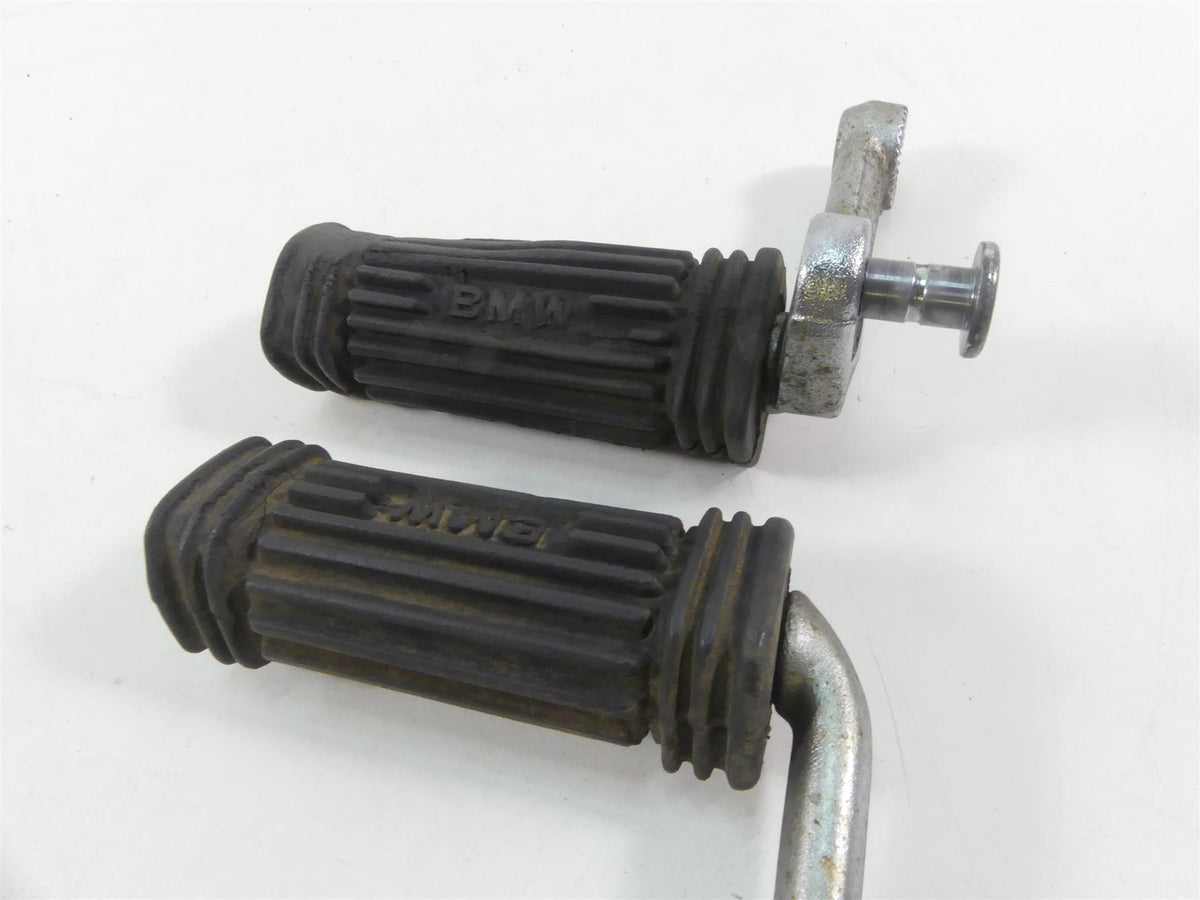 1978 BMW R100 S (2474) Front Rider Footpeg Foot Peg Rest Set 23411236733 {{ shop.shopifyCountryName }} - Mototech271