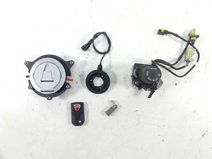 2013 Ducati Diavel Red Ignition Switch Key Fob Fuel Cap Antenna Set 59821111A | Mototech271