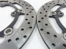 Load image into Gallery viewer, 2009 Yamaha XV1700 Road Star Warrior Front Brake Disc Rotor Set 5SL-2581T-00-00
