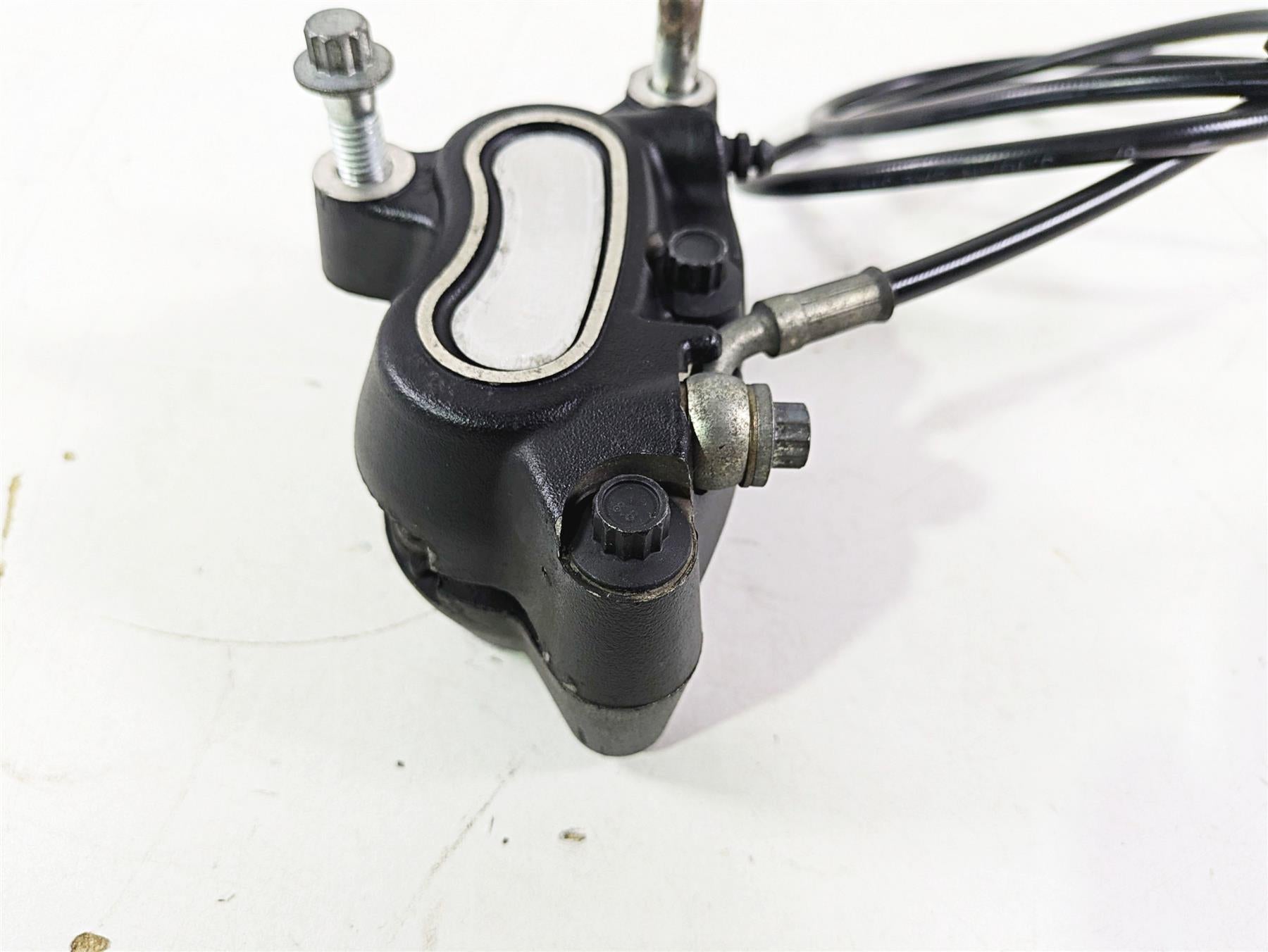 2009 Harley FXCWC Softail Rocker Front Brake Caliper + Line 44464-08 {{ shop.shopifyCountryName }} - Mototech271