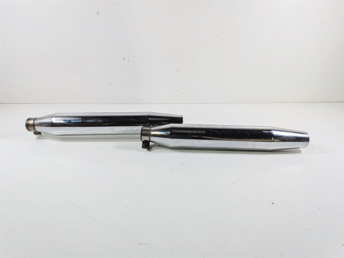 2007 Harley Dyna FXDB Street Bob Stock Exhaust Muffler Pipe Set 64941-07 {{ shop.shopifyCountryName }} - Mototech271