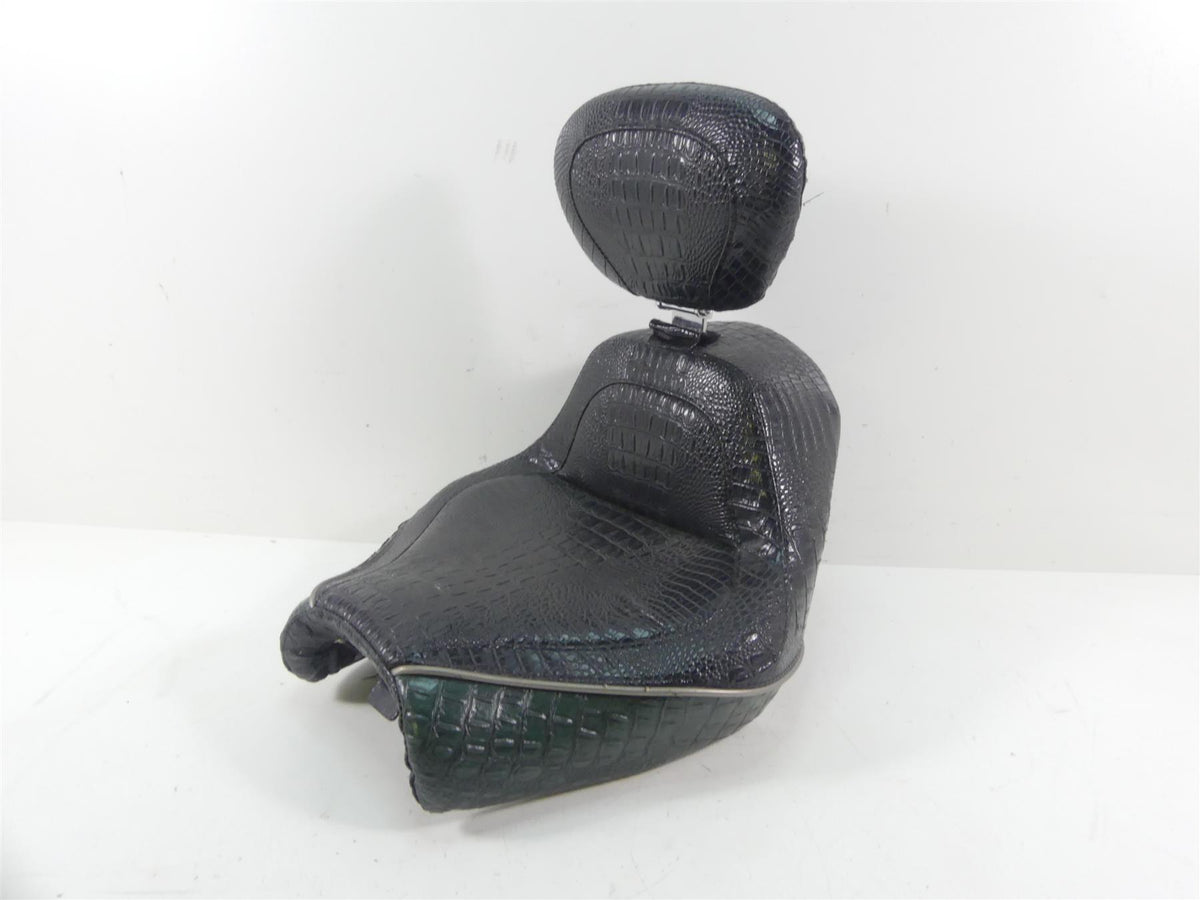 2005 Honda V-Twin VTX1800 S3 Mustang Front Crocodile Skin Seat Back Rest 528024 {{ shop.shopifyCountryName }} - Mototech271