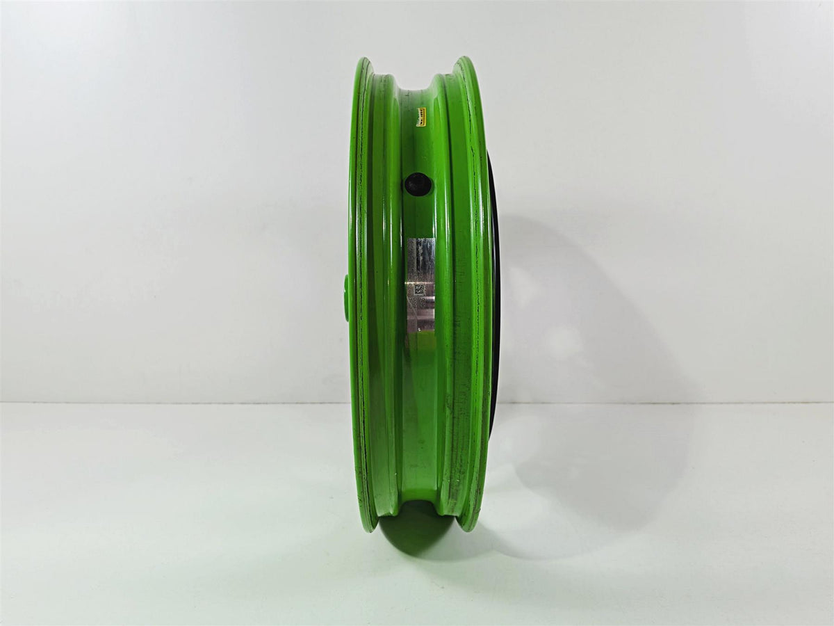 2024 Kawasaki EX500 Ninja 40th An. Strght Green Front Wheel Rim 17x3 41073-0752 {{ shop.shopifyCountryName }} - Mototech271