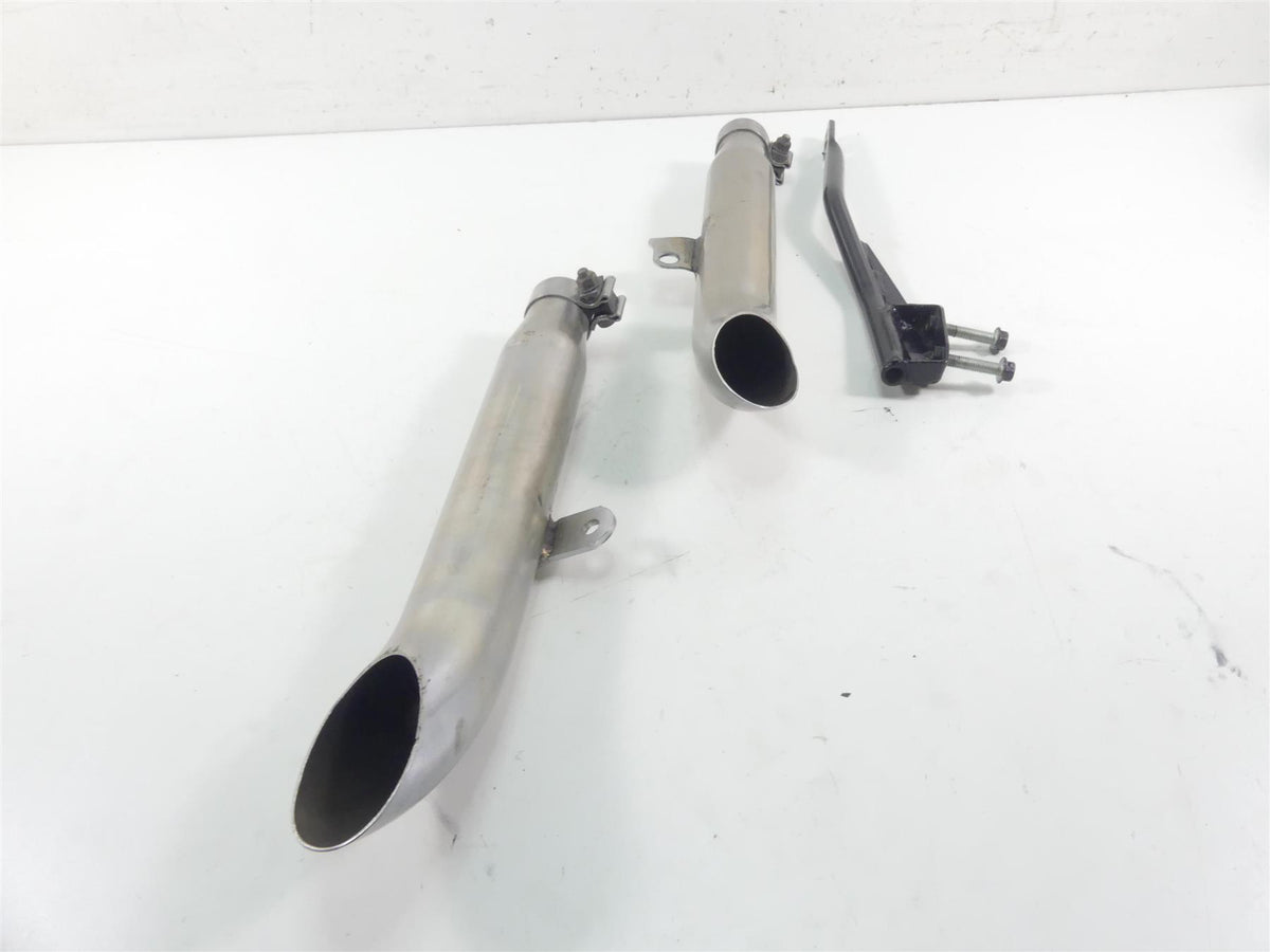 2003 Harley Sportster XL1200 C 100th Anniv Slash Cut SlipOn Muffler Exhaust Set {{ shop.shopifyCountryName }} - Mototech271