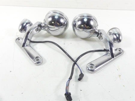 2007 Harley FLHTCU SE2 CVO Electra Glide Front Spot Light Blinker Set 69548-06 {{ shop.shopifyCountryName }} - Mototech271