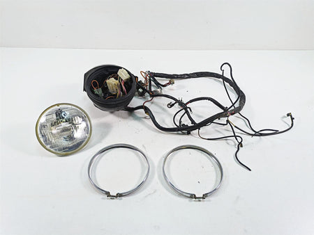 1986 Harley Sportster XLH 883 Main Wiring Harness + Headlight For Parts 70135-86 {{ shop.shopifyCountryName }} - Mototech271