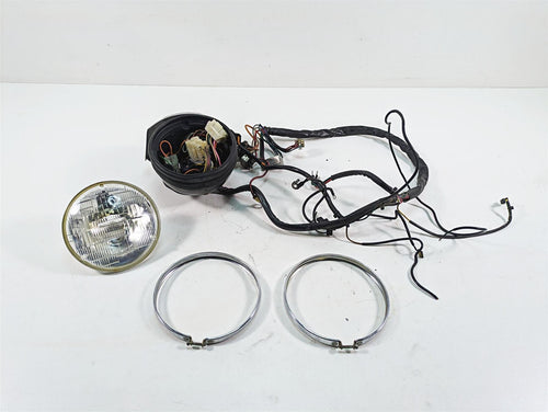 1986 Harley Sportster XLH 883 Main Wiring Harness + Headlight For Parts 70135-86 | Mototech271