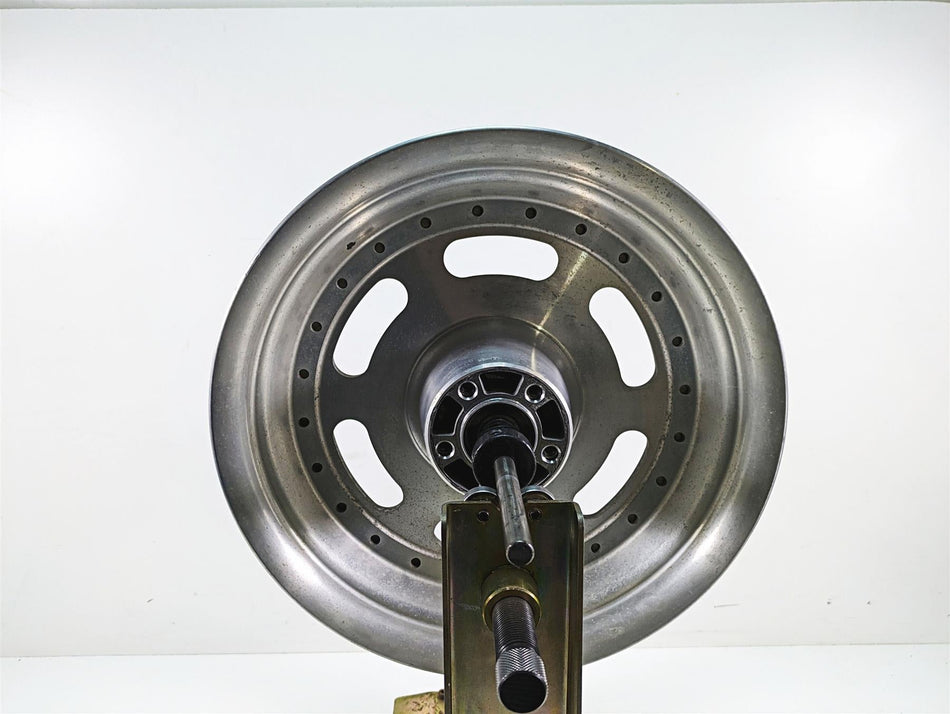 2009 Harley FXDF Dyna Fat Bob Straight 16x5 Slotted Rear Wheel Rim 40900179 {{ shop.shopifyCountryName }} - Mototech271