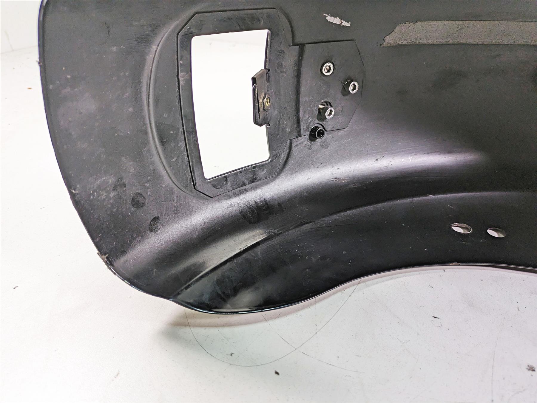 2005 Harley Dyna FXDL Low Rider Rear Fender Vivid Black Silver Stripes 59634-02 {{ shop.shopifyCountryName }} - Mototech271
