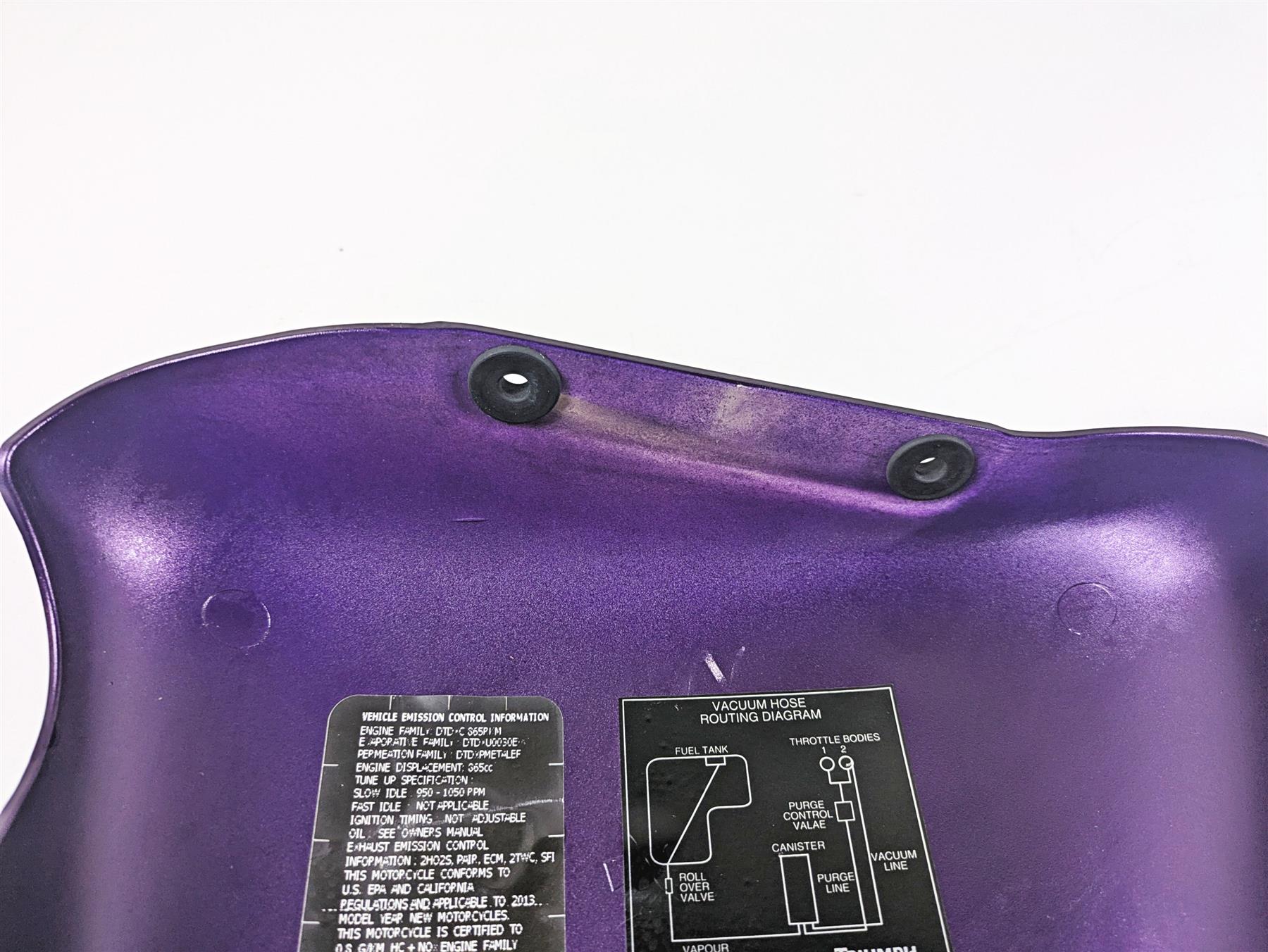 2013 Triumph Bonneville Side Cover Fairing Set Imperial Purple -Read T2309434-KF {{ shop.shopifyCountryName }} - Mototech271